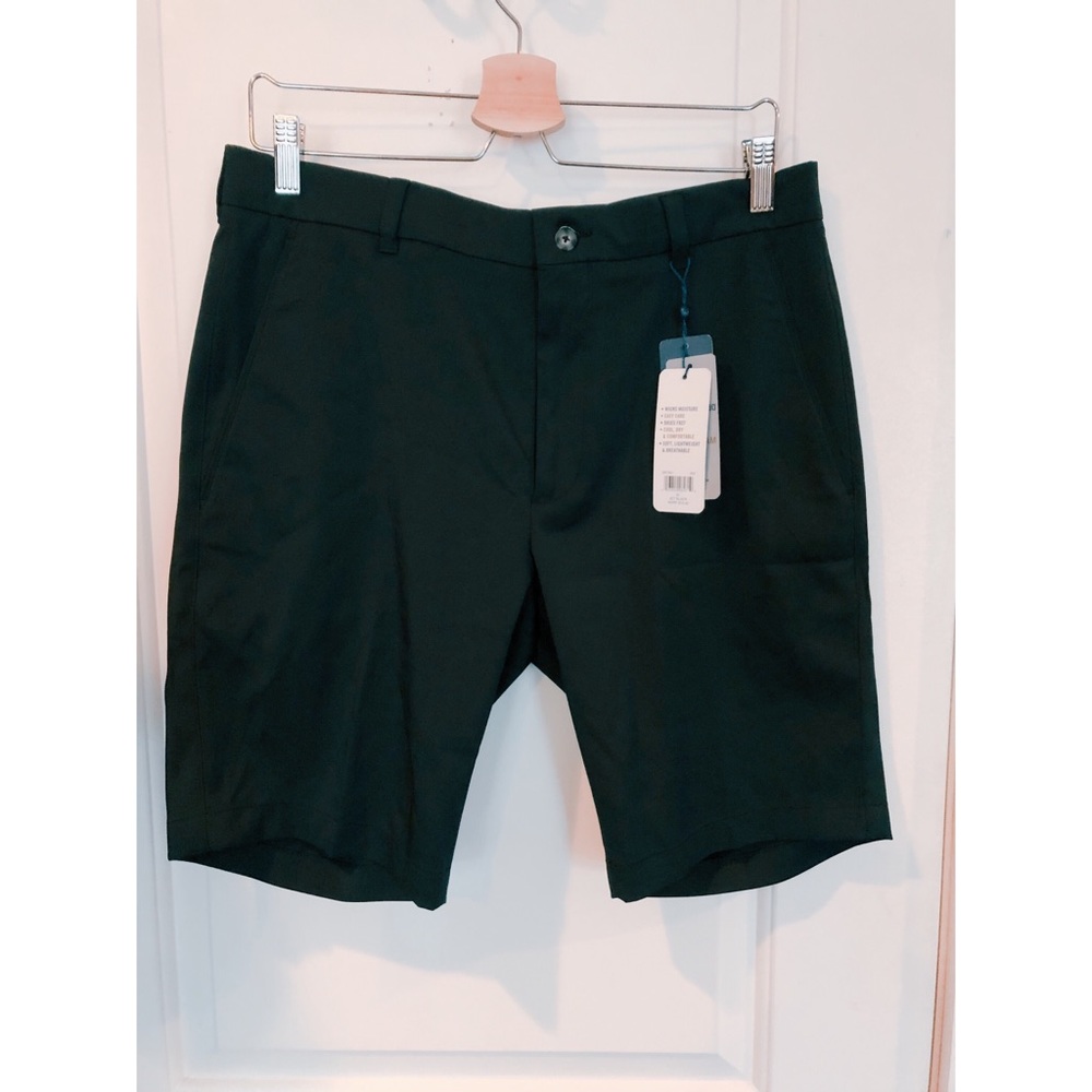 NWT Men’s Oxford Golf Shorts, Jet Black, size 32